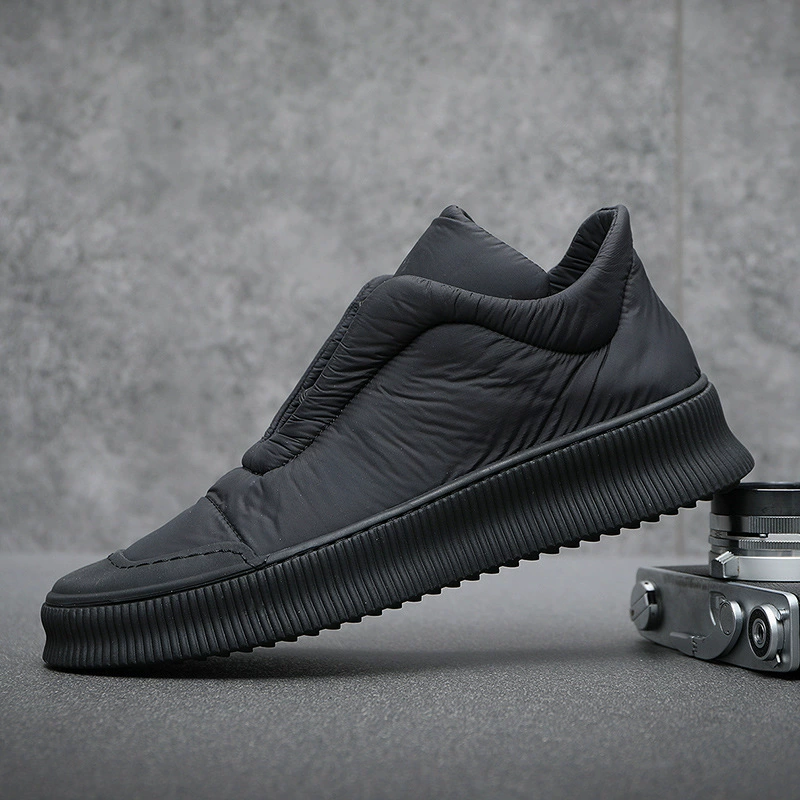 Мужская обувь Вэньчжоу, новая непромокаемая хлопковая обувь на флисовой подкладке, универсальная теплая Повседневная обувь, мужская обувь, оптовая продажа