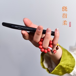 Soft Phone Strap with High Content of Cinnabar Red Sand, Anti-Drop, Anti-Loss Finger Ring Pendant