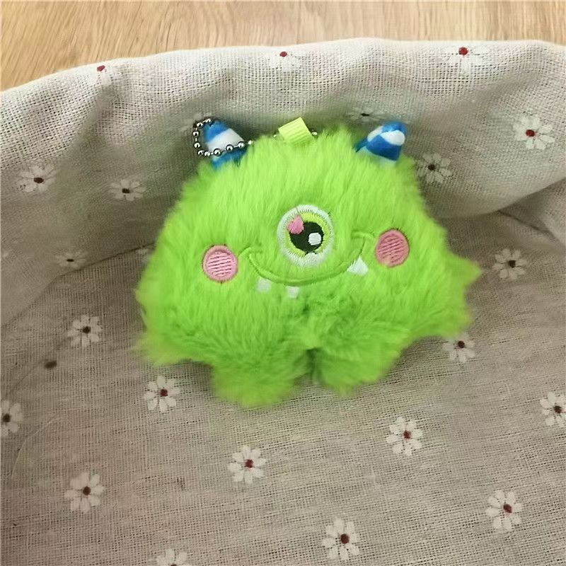 La celebridad de Internet transfronteriza ins monstruo de ojos grandes llavero estúpido bestia de un ojo colgante de felpa Luo Xiaomin mismo colgante de bolsa de estilo