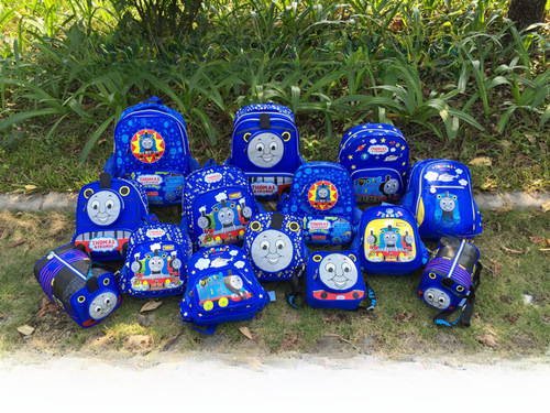 Cartoon School Bag Thomas THOMAS Train Engine Baby Small Class Student Thomas Children Kindergarten Backpack