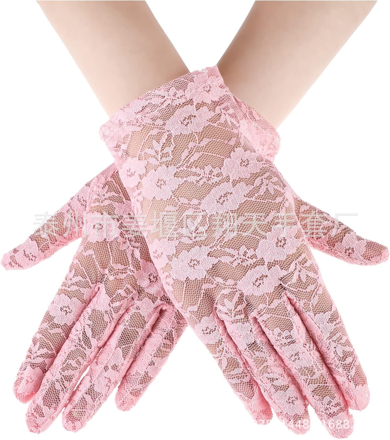 Guantes de encaje corto para mujer transfronteriza delgados guantes de baile sexy GUANTES DE DISFRACES
