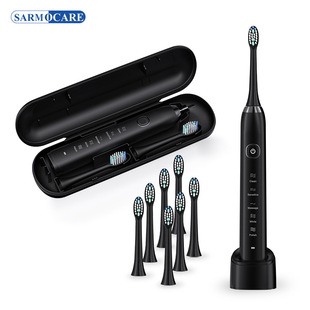 English Version Cross-Border Wholesale 5-Speed 8-Brush Head Portable Box Sonic Electric Toothbrush Adult Model Sensor Charging Dupont