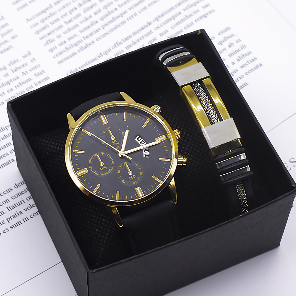 Casual Solid Color Buckle Quartz Men's Watches display picture 2
