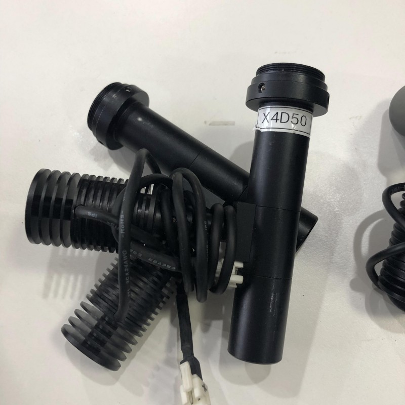 进口X4D50同轴光远心镜头带点光源C口