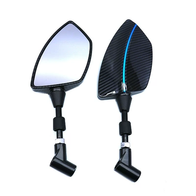 Motorcycle rearview mirror, Motorcycle Modification Accessories Universal - snakeskin-blue
