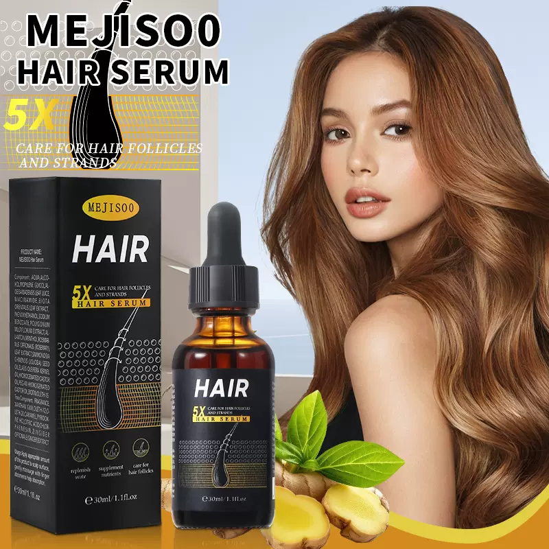 跨境外贸出口全英文头发生长精华液发根生长养发液控油毛囊营养液