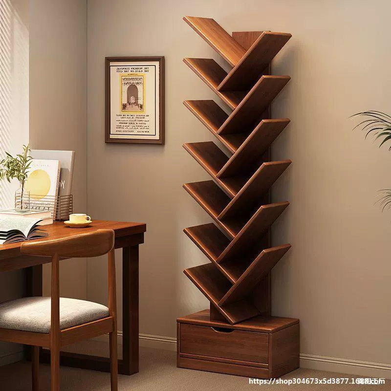 Детская книжная полка, креативная книжная полка для хранения, домашняя настенная полка для хранения, детский шкаф, напольная полка для хранения детских книг в форме дерева