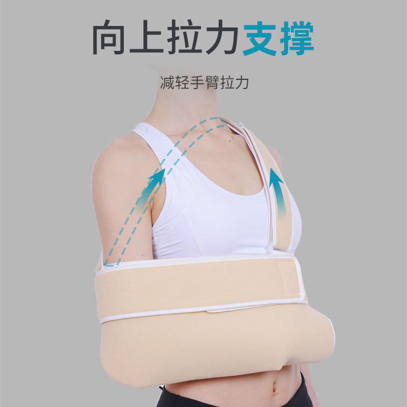 廠家醫用透氣手臂吊帶骨折術後康復固定帶肩肘關節支撐護具