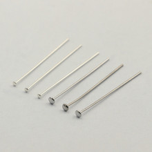 925纯银T形针 T针 连接针 平底针 饰品配件批发 防过敏