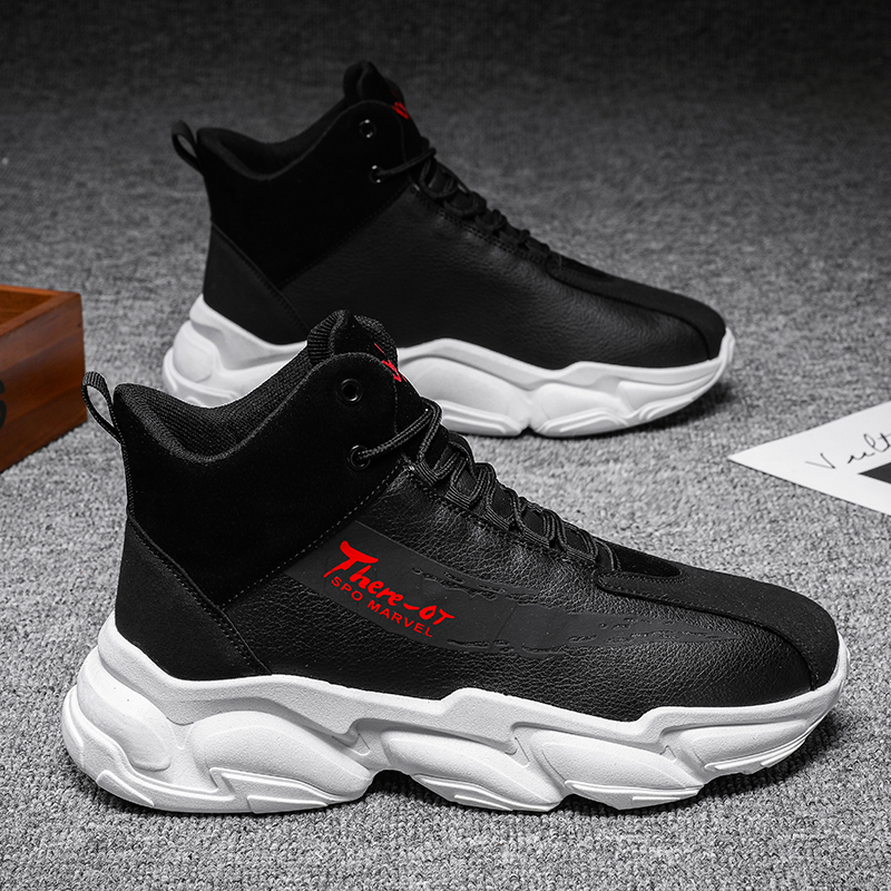 Northeast Algodon zapatos para hombres con botas de nieve cálidas, zapatos de invierno de moda, zapatos de algodón de alto nivel, un cabello