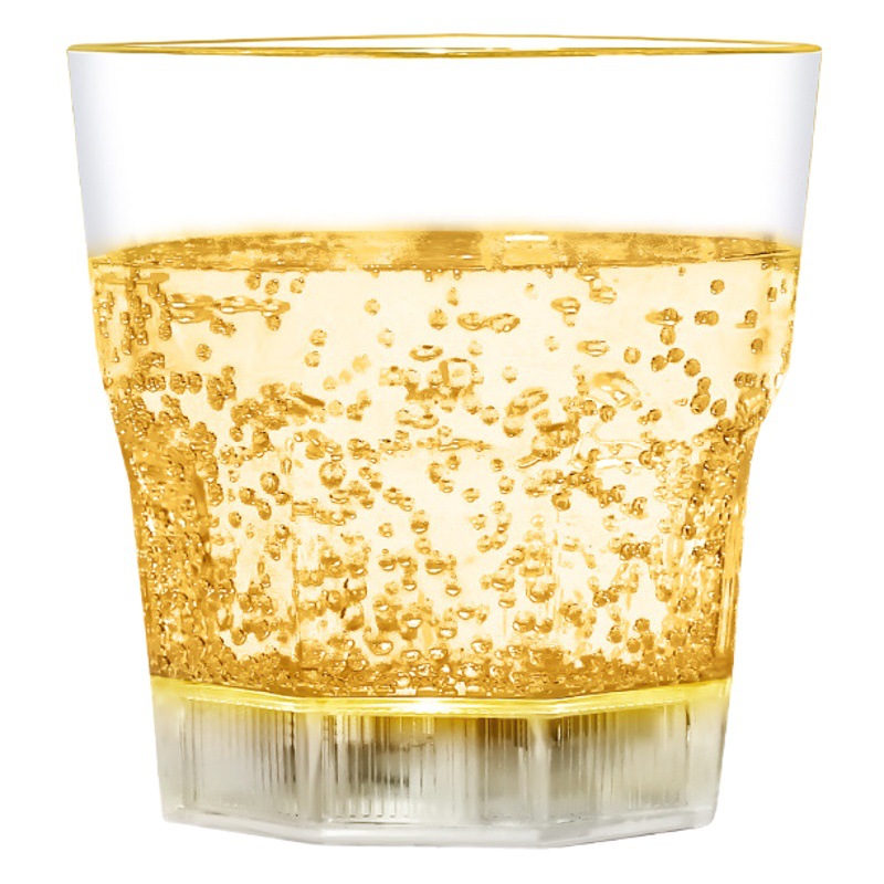 Nuevo estilo transfronterizo taza de agua luminosa barra sensible al agua fiesta KTV plástico led creativo brillante atmósfera de copa de vino de Navidad