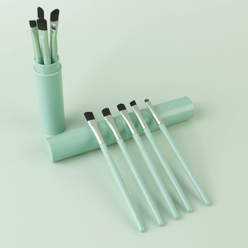 Soft concealer brush, handheld storage system, 5 pieces
