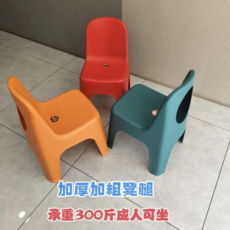 子供用背もたれ椅子デザイン大人用カラフルな厚みのある幼稚園スツール耐性プラスチック椅子は赤ちゃんに特別に厚いことができます|undefined