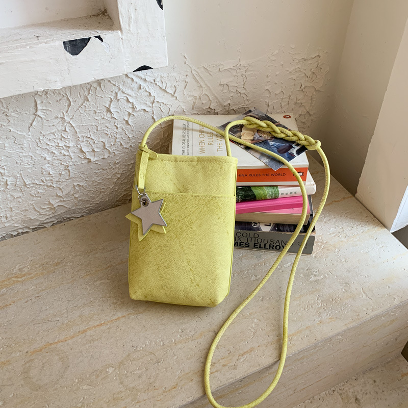 Fresco y dulce bolso de dopamina de moda diaria simple bolso de hombro nicho personalidad de tendencia de viaje bolso móvil