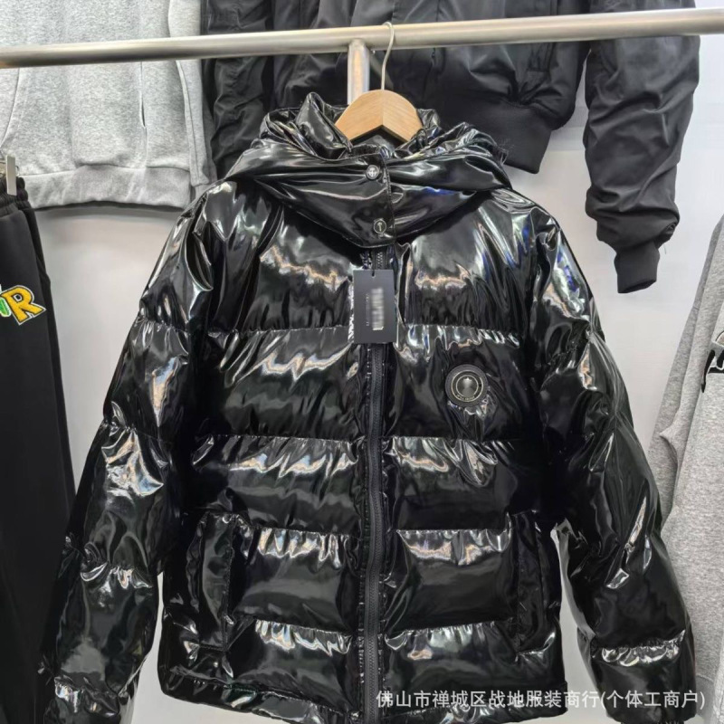 Cross-Border High Version Trapstar Correct Jacket Embroidered Hooded down Cotton Jacket Sports Outdoor Jacket for Men and Women