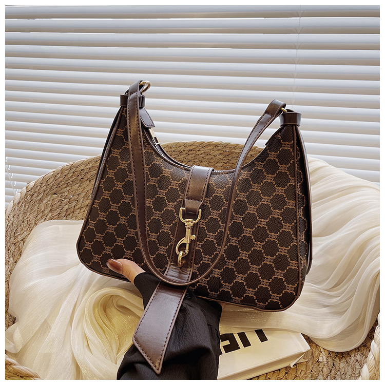High-end Women's Armpit Bag Retro Shoulder & Crossbody Bag_voghion.com