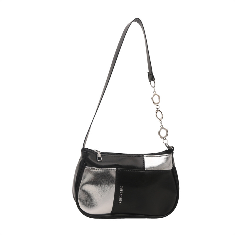 2024 가을과 겨울 신상품 한국 스타일 여성 가방 컬러 매칭 체인 작은 가방 성격 마작 가방 패션 어깨 메신저 가방