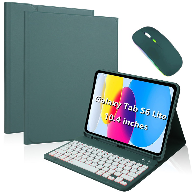 Backlit Keyboard Case for Samsung Galaxy Tab S6 Lite 10.4inch Tablet Case
