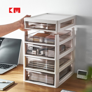 Ящик для хранения канцелярских принадлежностей -тип пластиковый офисный столик офиса с многослойным хранилищем A4 Файл Сортировка шкафа