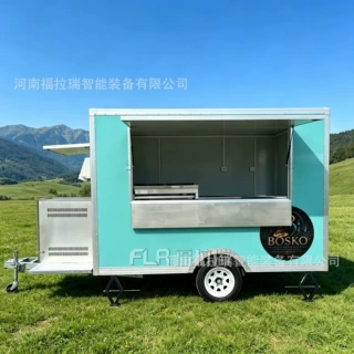 工厂源头移动拖车多功能快餐车移动小吃早餐车商用摆摊小吃车