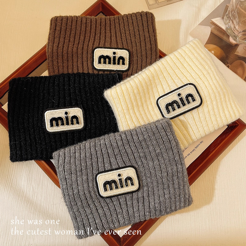 Octubre calentamiento de punto de mes correa de cabello de protección de la frente de mujer toallitas a prueba de viento de moda mes sombrero postparto sombrero de maternidad