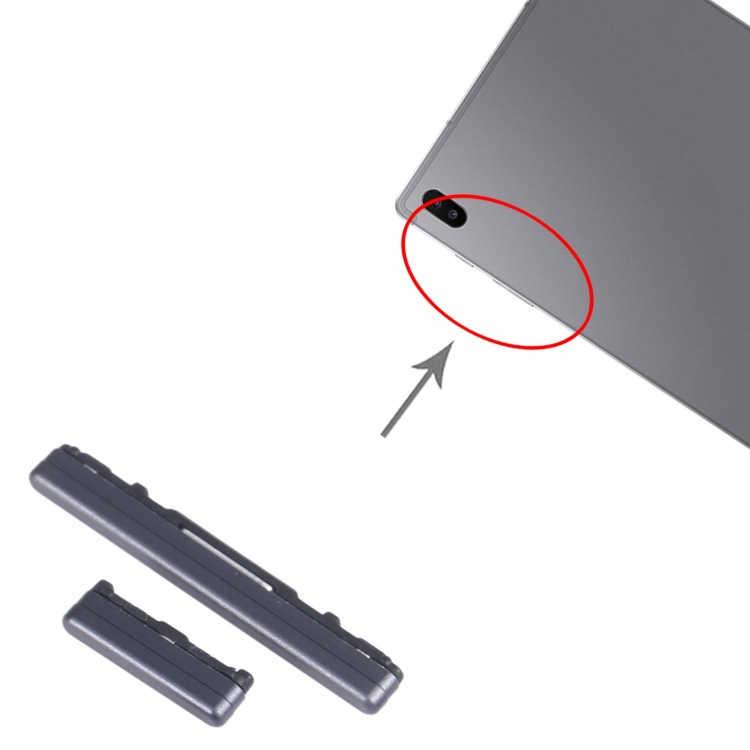 Aplicable a Samsung para Galaxy Tab S6 SM-T865 Botón de volumen de arranque original / lado