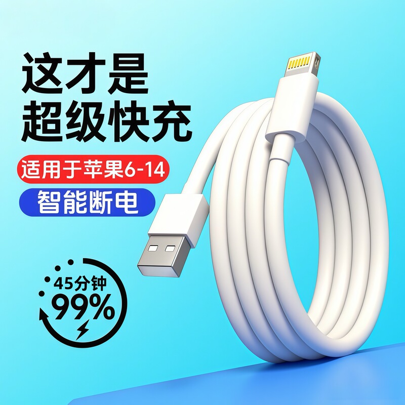 Extended Pd Fast Charging Data Cable Suitable for Apple iPhone 6S-14, Universal Car Fast Charging Cable, Efficient Fast Charging 17