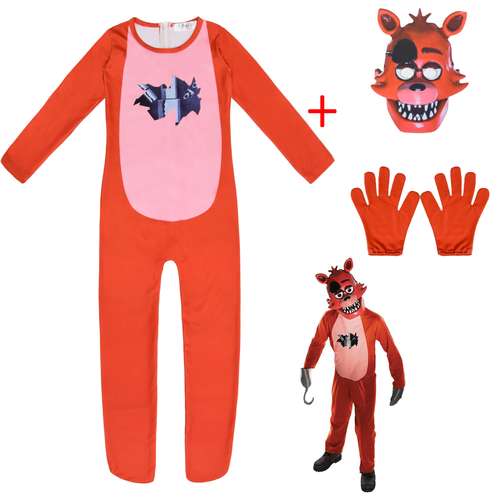 Spot Export New Kidsren's Christmas and Halloween Costumes Cosplay Party Style Jumpsuit 139