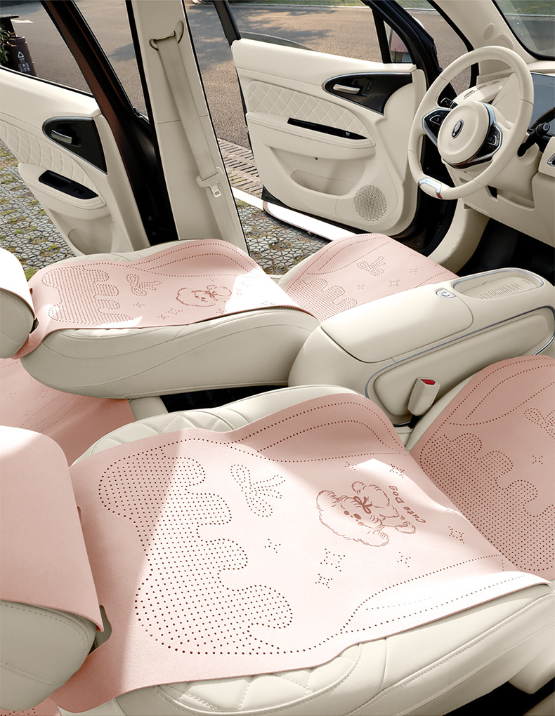 2026 New Model Internet Celebrity Goddess Car Seat Cushion, All-Season Universal Breathable Seat Cover for Women, Saddle Cushion Breathable