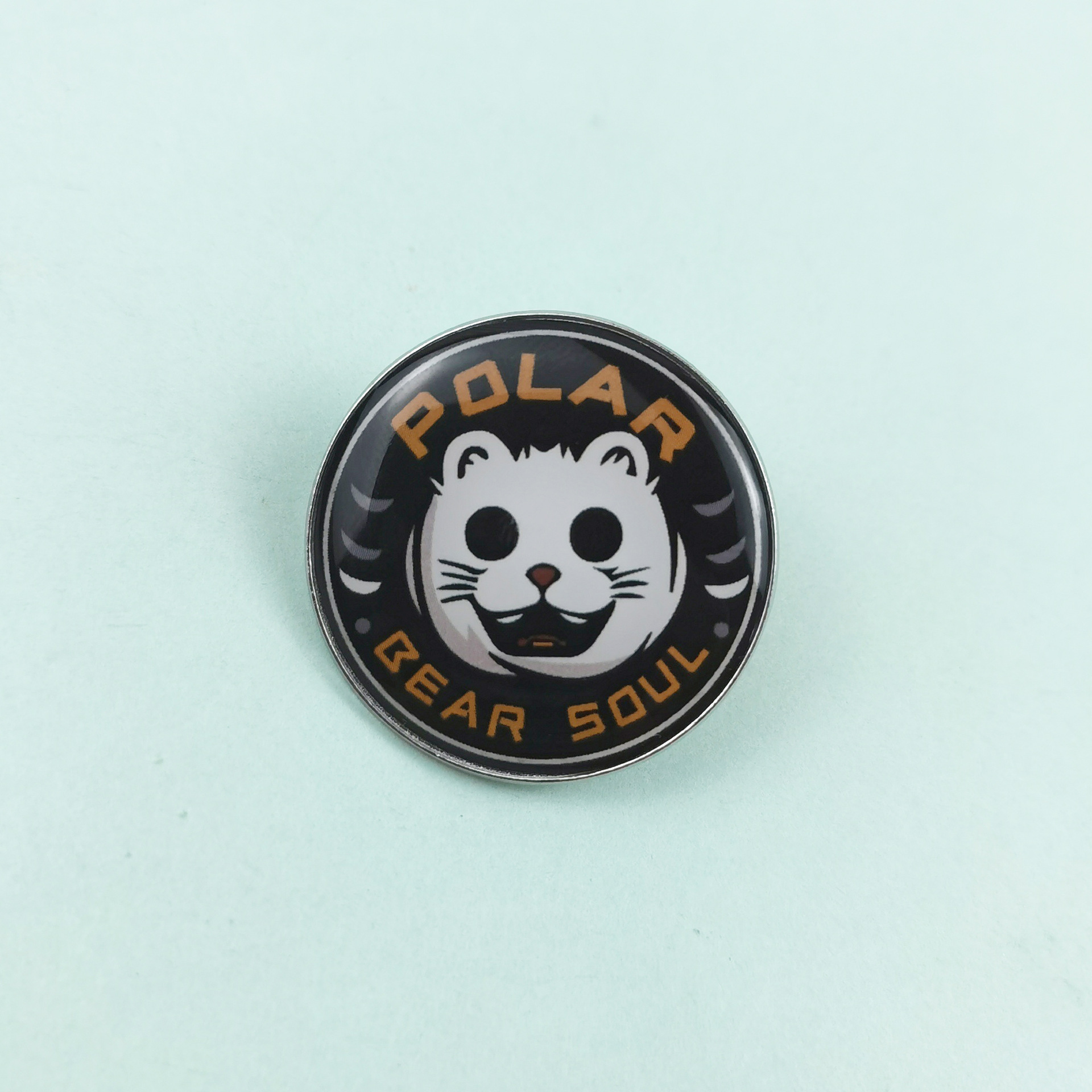 Broche de metal redondo transfronterizo patrón de dibujos animados medalla de joyería estilo retro europeo y americano mochila insignia de alfiler