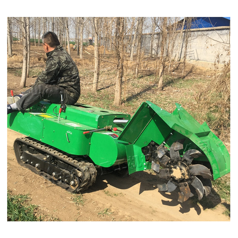 履带式田园管理机 35马力柴油施肥开沟机 自走式果园大棚微耕机
