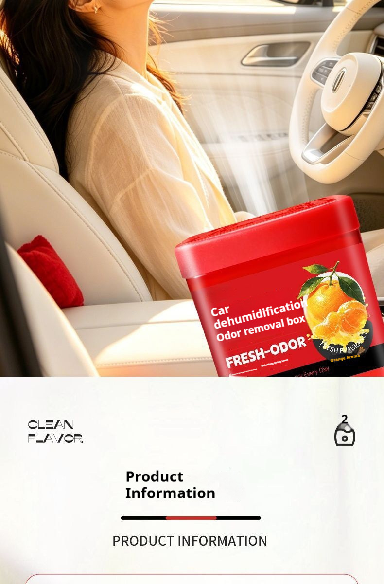 Cross-Border Special Car Dehumidifier Box, In-Car Odor Removal Magic Box, Removes Musty Smell and Odor from the Car, Long-Lasting Fragrance, Moisture Absorption