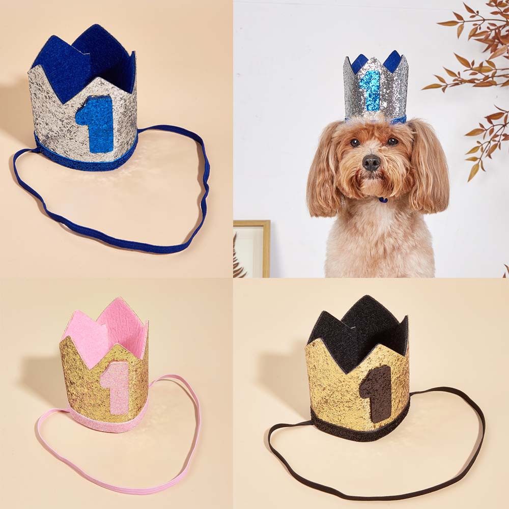 Tanpopo transfronteriza mascota cumpleaños sombrero perro cumpleaños sombrero fiesta decoración mascotas suministros al por mayor