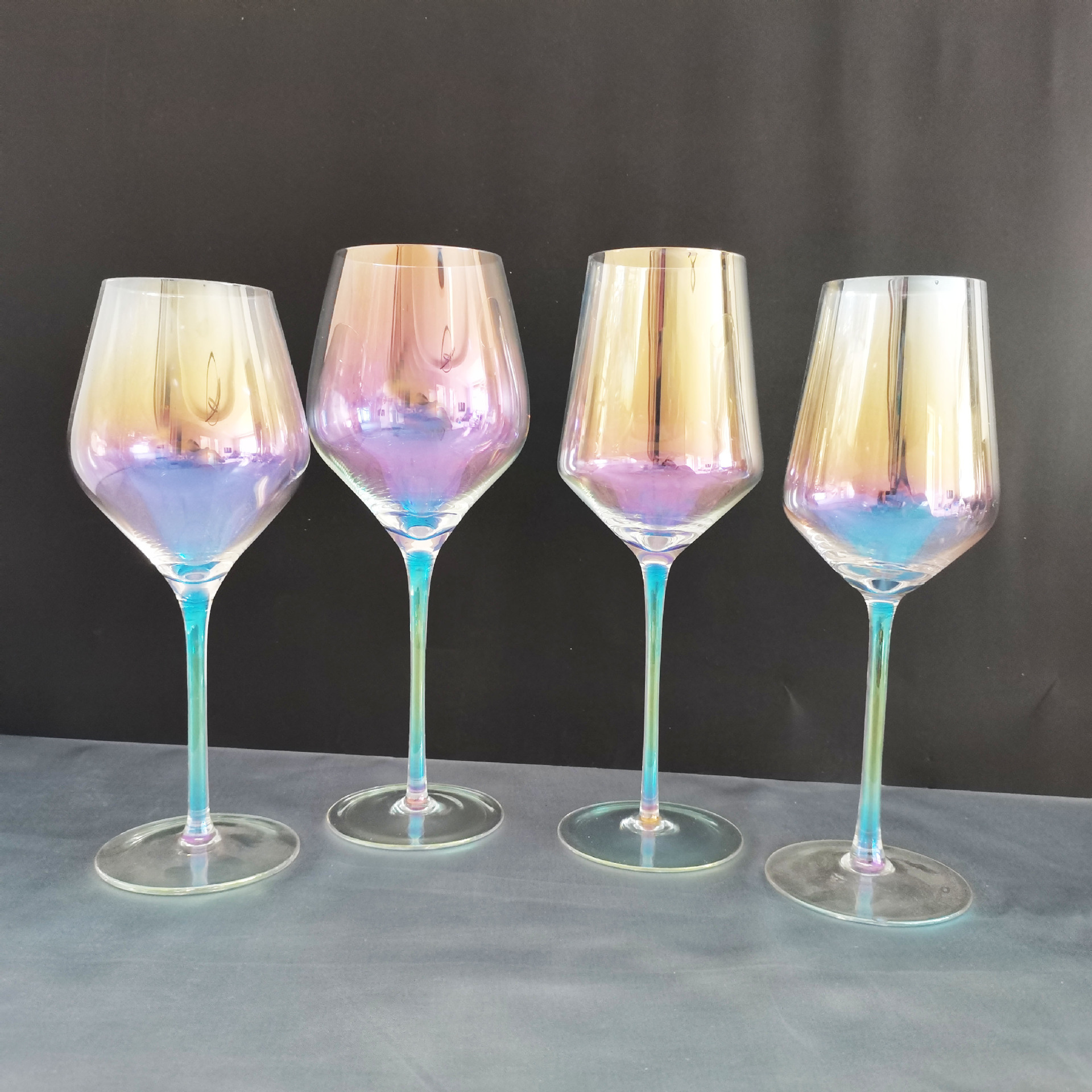 Rainbow creative wineglass