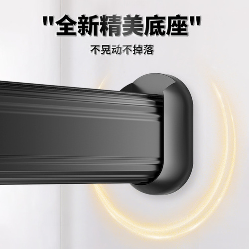 Thickened wardrobe hanger horizontal bar wardrobe hanger wardrobe underwear through rod clothesline bracket flange seat fixing accessories 