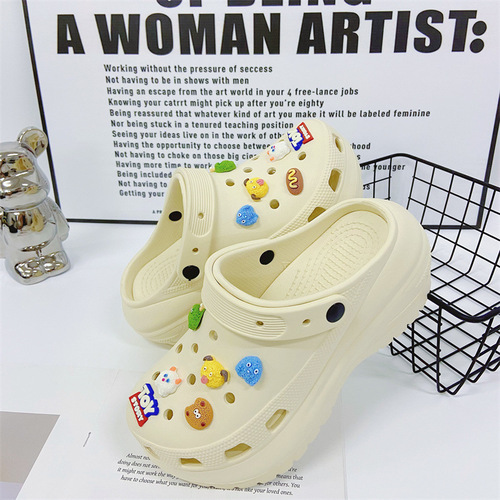 Cartoon Cute Plush Monster Resin Accessory Hole Shoes Decorative Strap Removable Shoe Clip Creative DIY Accessories