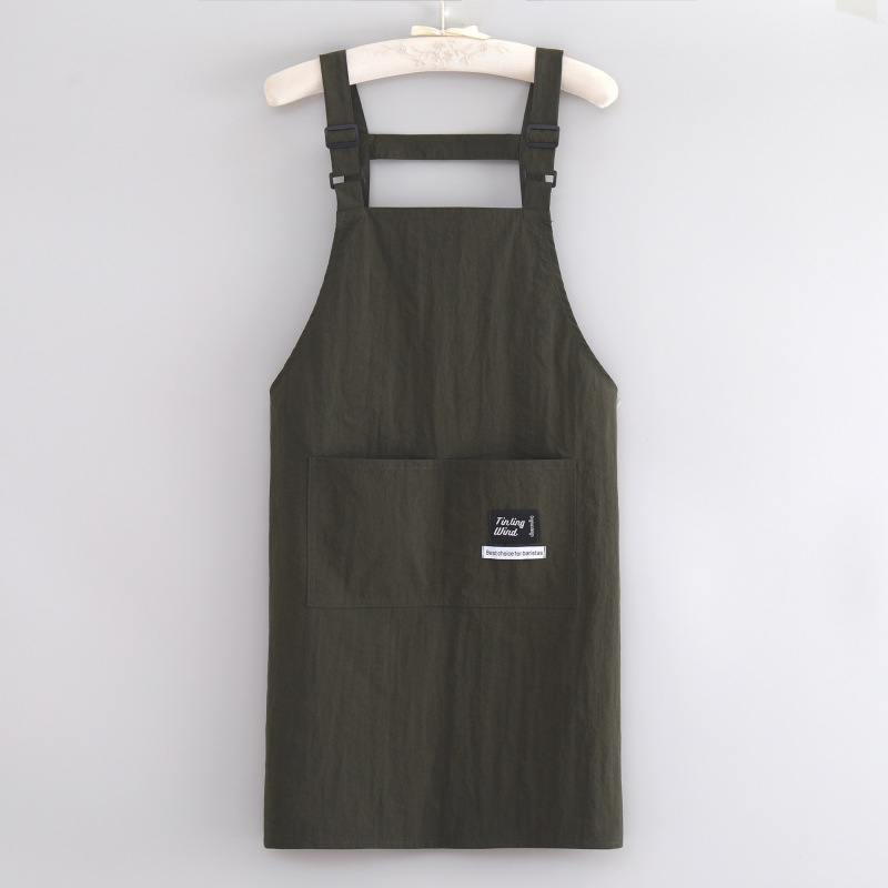 2025新型エプロン女性家庭用キッチン専用高級作業服カスタム印字ネット赤料理が腰を囲んで出勤する|undefined