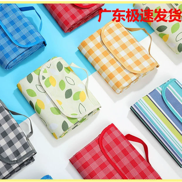 В наличии коврик для пикника на открытом воздухе ткань Оксфорд весна и осень коврик для кемпинга пляжный коврик водонепроницаемый и влагостойкий портативное хранилище