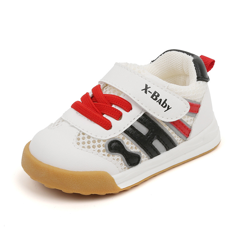 Zapatos de bebé de fondo suave para niños de primavera y verano Zapatos de bebé para niñas 0-1 años de edad zapatos de malla de Bebé Zapatos de moda casual para niños