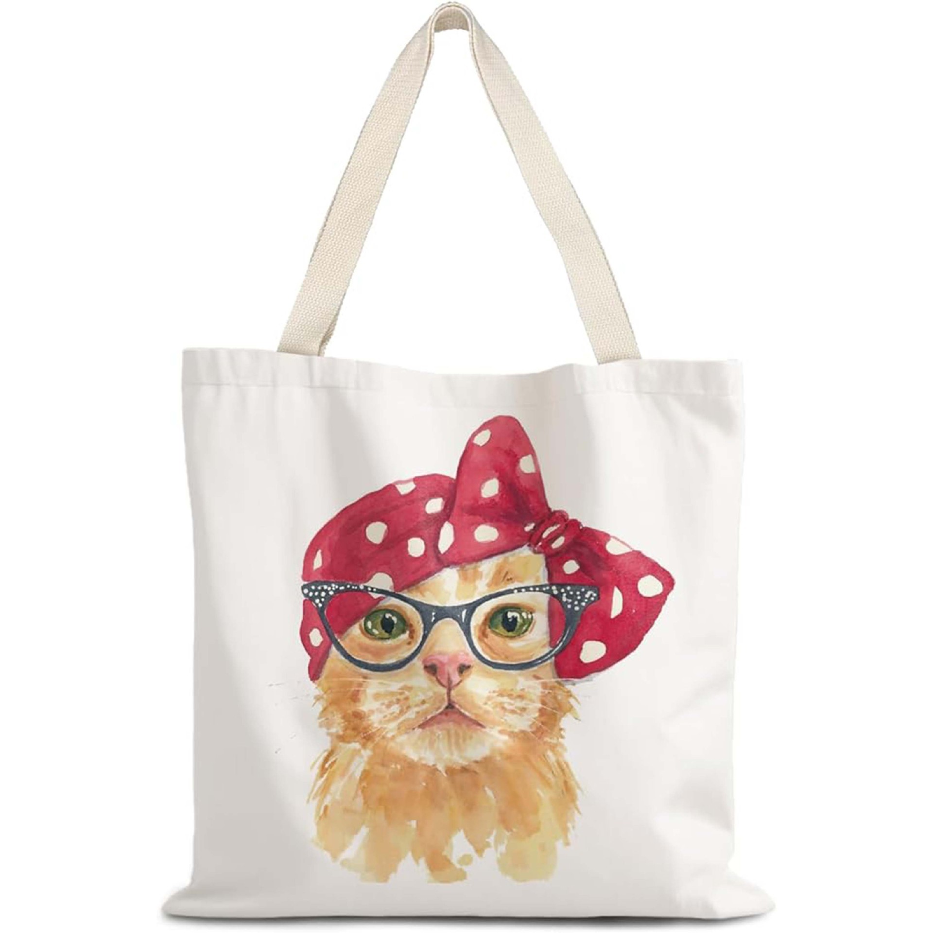 跨境亚马逊时尚高地牛休闲购物单肩包可爱狗卡通动物帆布包