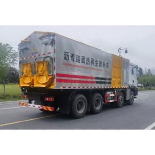 路面修补沥青自动加热拌和机 公路养护沥青热再生修补车厂家报价