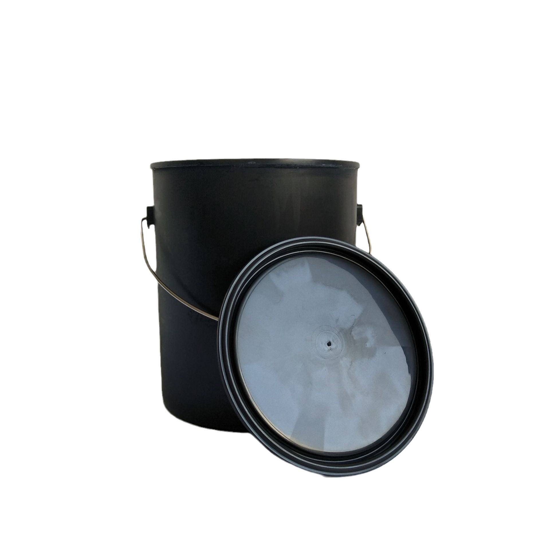 3.78L黑色全新料艺术罐地板漆塑料罐