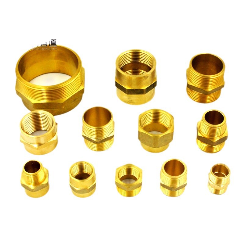 DZR latón hexagonal conector de cable interno doble cable interno hexagonal directa varias especificaciones y tamaños se pueden mostrar en la figura