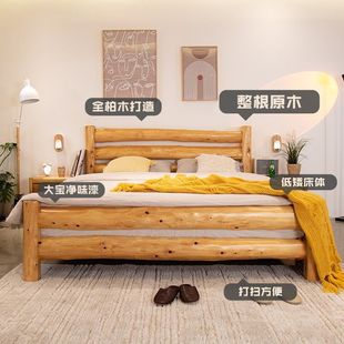 ȫ��ľ�p�˴�1.8�h����ľ1.5�װβ���ԭľ�Sɫ���ެF����ʽ�Ҿ�