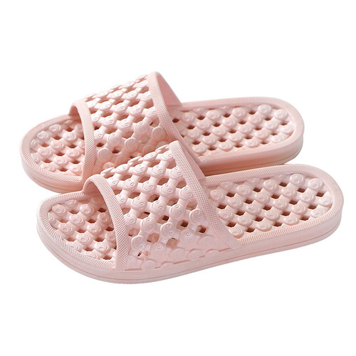 Home bathroom leaky slippers summer men and women couple hotel hollow bath leaking wholesale four seasons sandals slippers