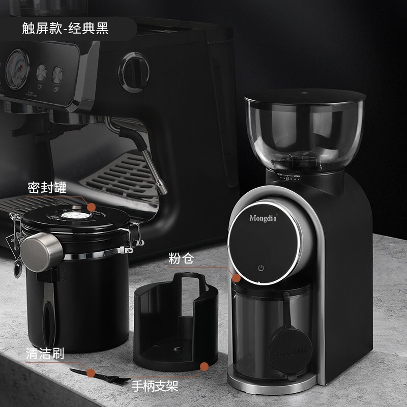 Electric Coffee Grinder Coffee Bean Grinder Espresso Grinder Upgraded Model + Sealed Container