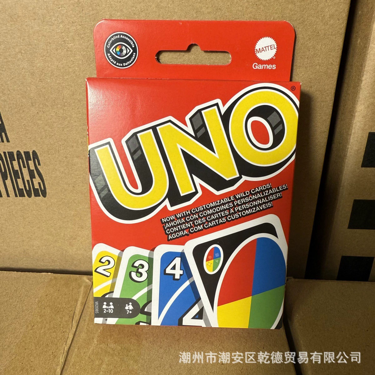 Mattel UNO Пасьянс Настольный веселый отдых Вечеринка Мультиплеер UNO Подлинная игра Интерактивная карта W2085