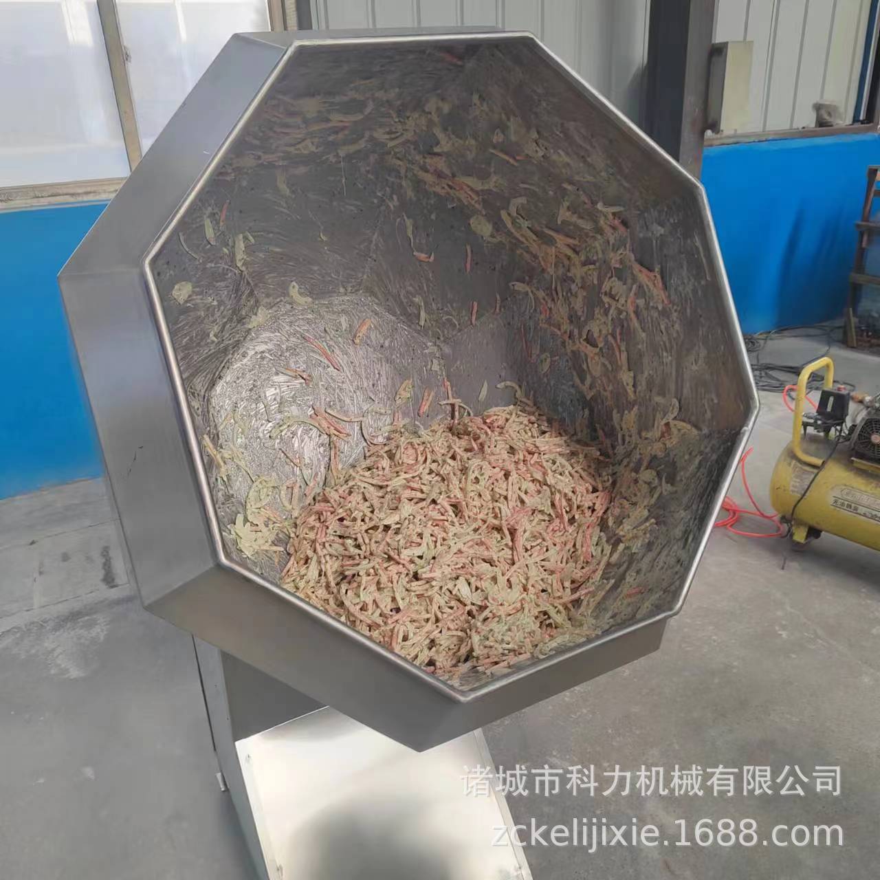 厂家直供八角拌料机 多功能食品调味桶 挂糖上酱拌料机