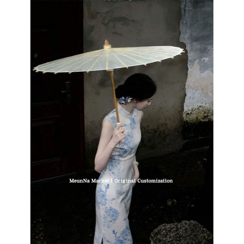 New Chinese-style dress for women, elegant and sophisticated, with a national-style print, young style, improved cheongsam, sexy bodycon dress New Chinese-style dress for women, elegant and sophisticated, with a national-style print, young style, improved cheongsam, sexy bodycon dress