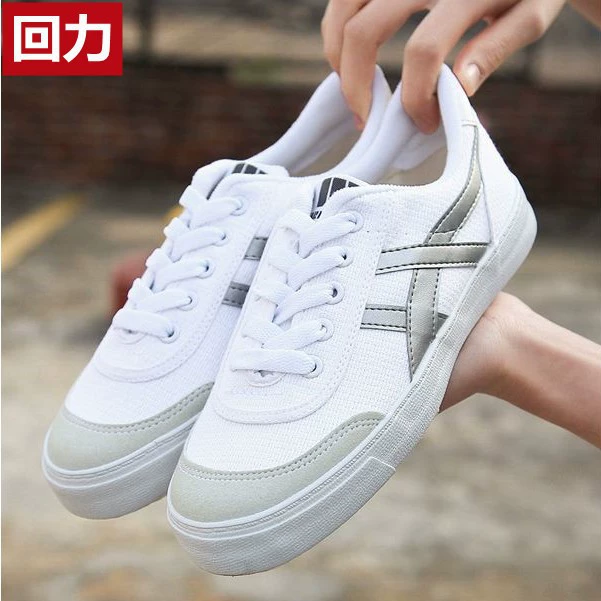 Парусиновые теннисные туфли Warrior, мужские и женские повседневные кроссовки, школьная обувь Гуандун Шэньчжэнь, Белая обувь WK-1 сухожильная подошва